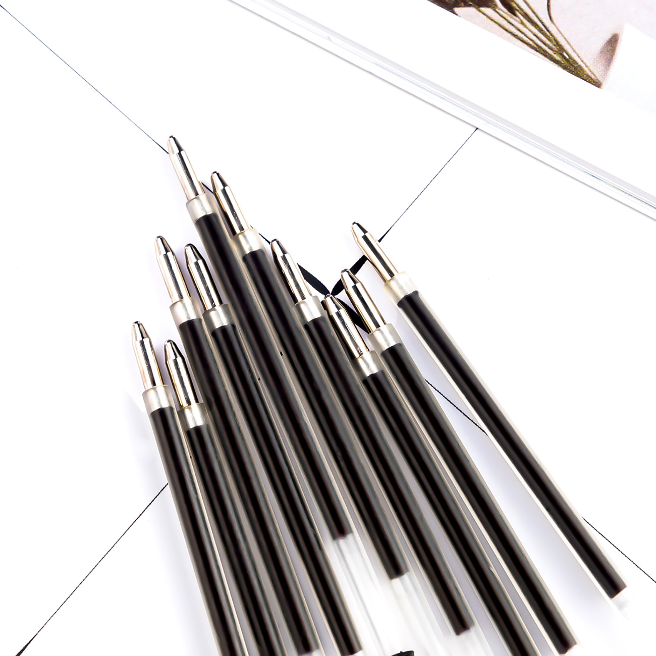 Repuesto de Plástico para Bolígrafo de Diamante para Plumas de Metal