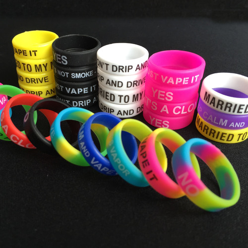 Fishing rod silicone ring anti-sweat ring rod stop slingshot grid ring 75-pai skipping rope anti-slip ring decorative global clapping glue