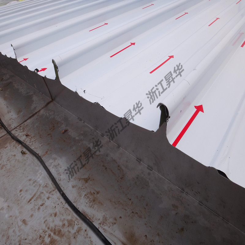 厂家供应 新型绿色建材 0.9厚65-430型铝镁锰金属屋面