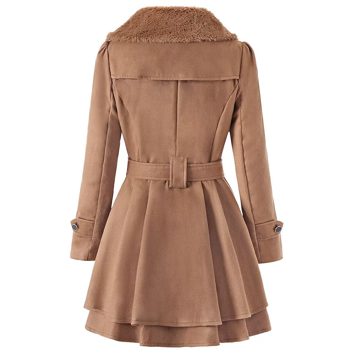 Шерстяное пальто, AliExpress, Wish, европейский стиль, облегающий, утолщение