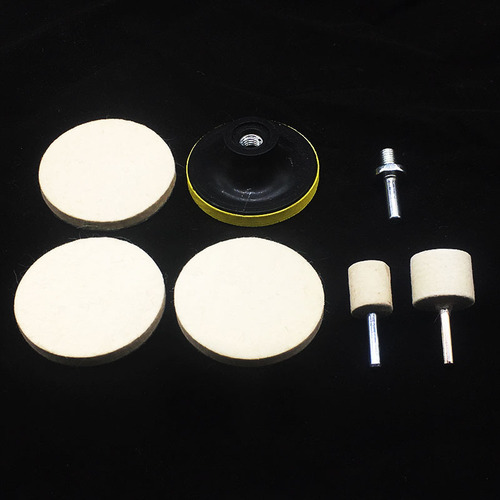 Cross-border manufacturer wholesale 8-piece set car glass polishing wool wheel, polishing powder, glass polishing set