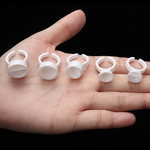 Wholesale false eyelash grafting glue tray, tattoo ring cup, eyebrow tattoo color cup