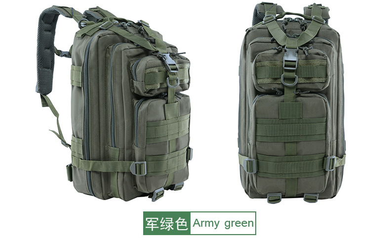 Bolso de camuflaje táctico de lobo de paso 3P equipo de viaje para hombres montañismo al aire libre deporte camping mochila táctica