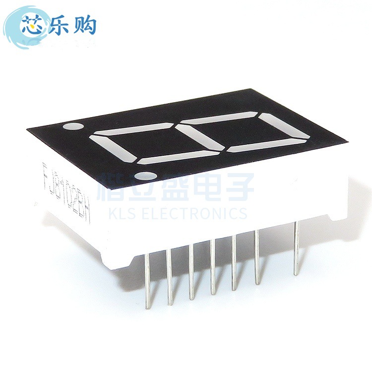 LED数码管 0.8英寸1位红光高亮 0.8一位共阳红色数码管 8102BH