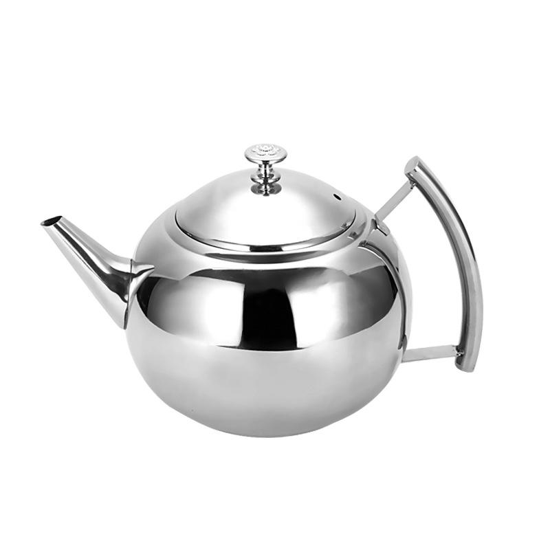 Olla de Oliva de acero inoxidable Hotel cafetera restaurante Moka restaurante con malla de fugas botella de agua fría hogar tetera