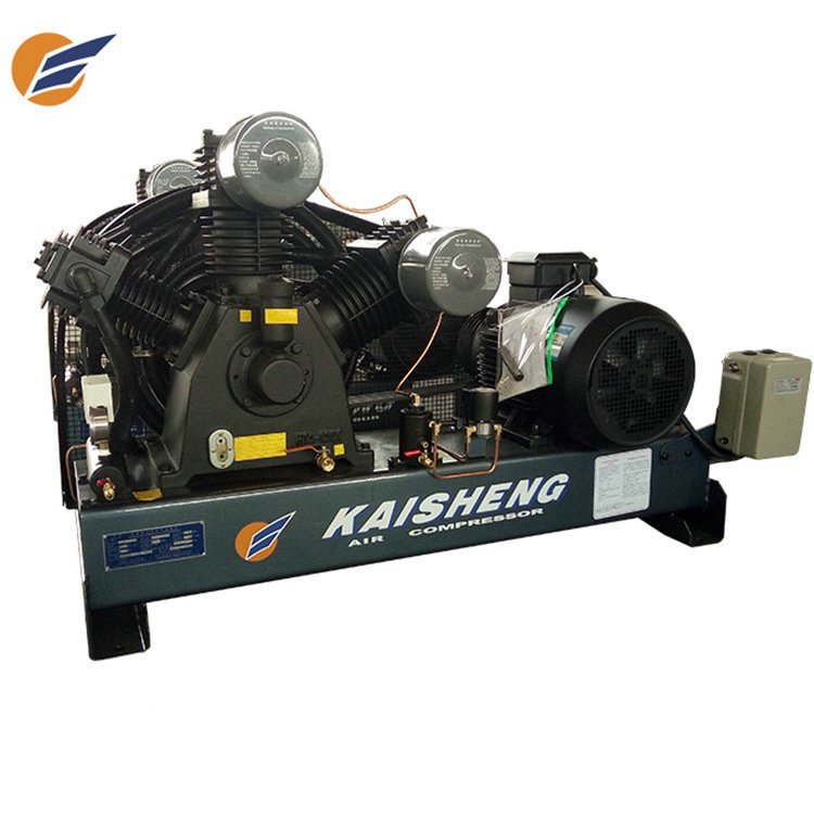 凯盛11kw40公斤高压空气压缩机批发 可组合 卧式固定单机活塞机