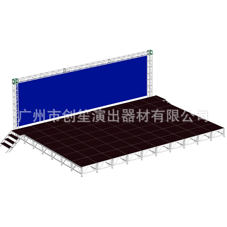 外贸创笙厂家直销铝合金展架展会广告产地货源TUV SGS CE ISO欧标