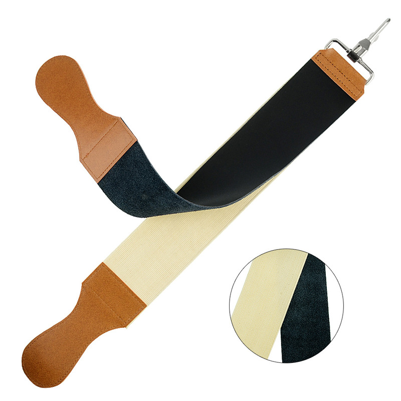 Factory supply cowhide swinging knife cloth sharpening knife with old-fashioned straight razor special horse leather wiping cloth Hu brush holder utensils