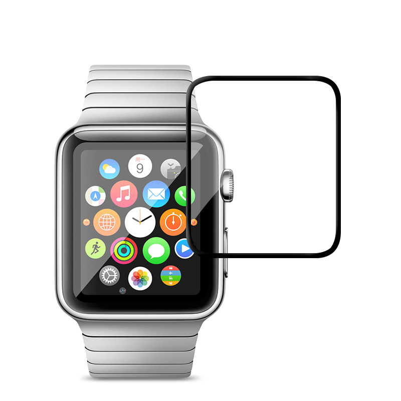 Suitable for Apple Watch Tempered Film, Suitable for Apple Watch 6/Se/5/4 Generation 3D Full-Screen Protective Film