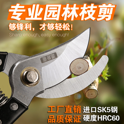 Pruning shears Gardening scissors Garden pruning fruit tree pruning scissors Floral pruning scissors Flower shears manufacturer