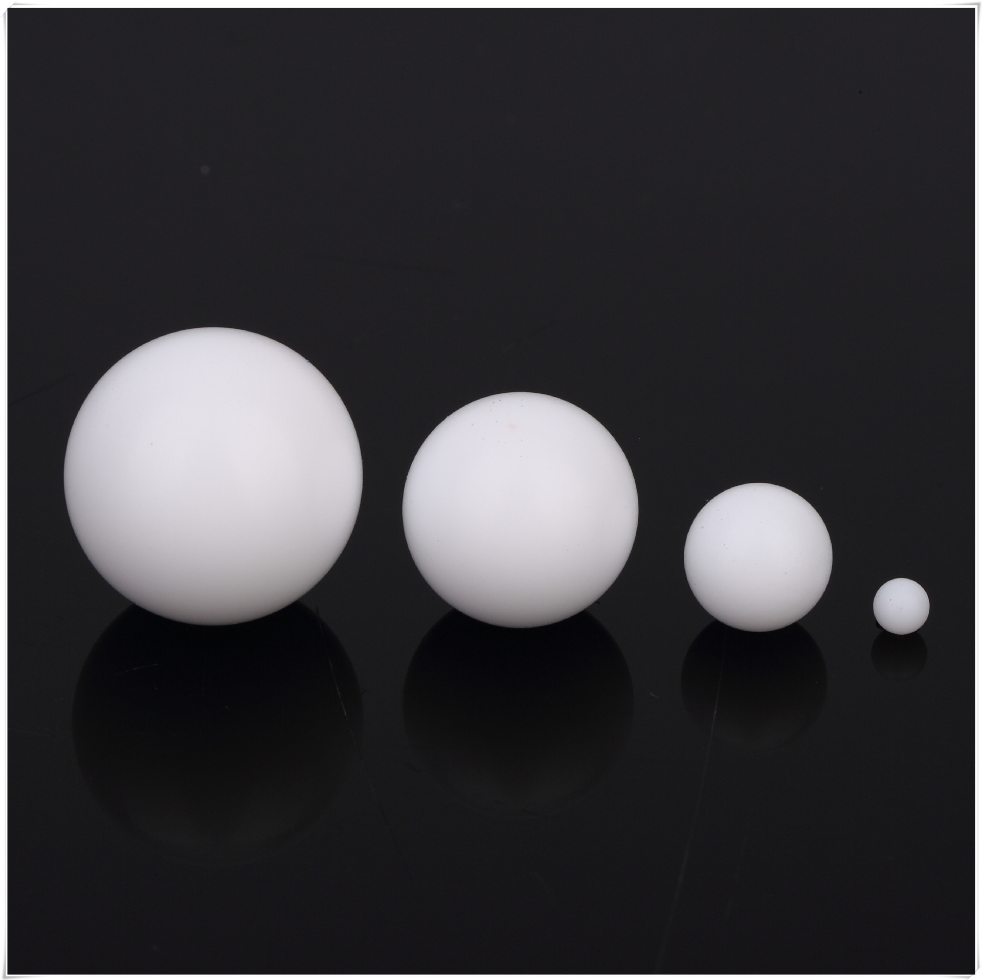 【宏达鑫】  ptfe 四氟球 球阀座 隔膜球 耐高温耐酸碱绝缘