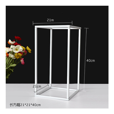 Marco rectangular de 40cm de alto Blanco (extraíble)