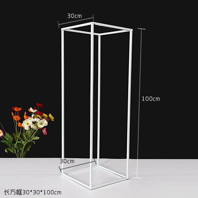 Marco rectangular 100cm de alto Blanco (extraíble)