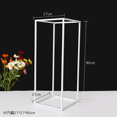 Marco rectangular 80cm de alto blanco uno (desmontable)
