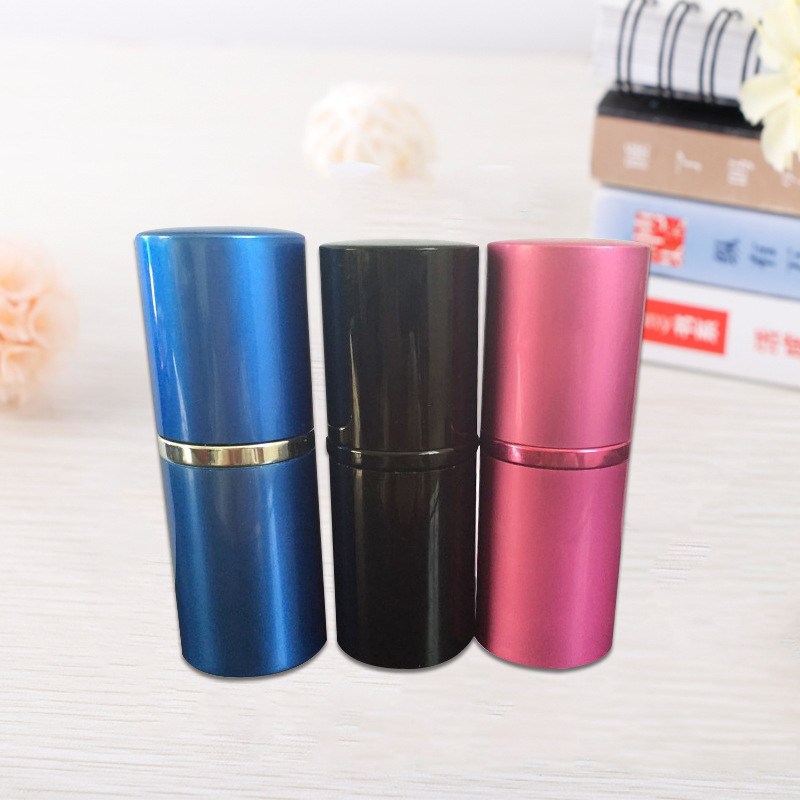 30ML铝制香水瓶，香水管 电化铝口红式香水樽 螺口香水瓶喷雾器