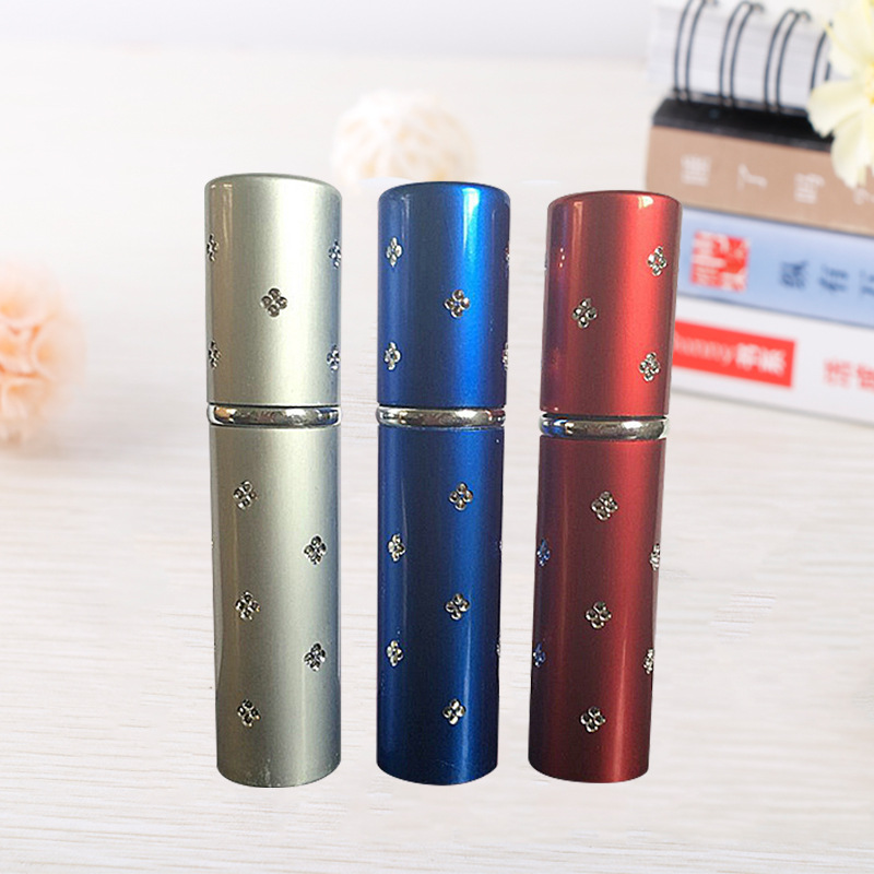 厂价直销 5毫升钻点分装香水管 铝制口红式迷你香水樽香水喷雾器