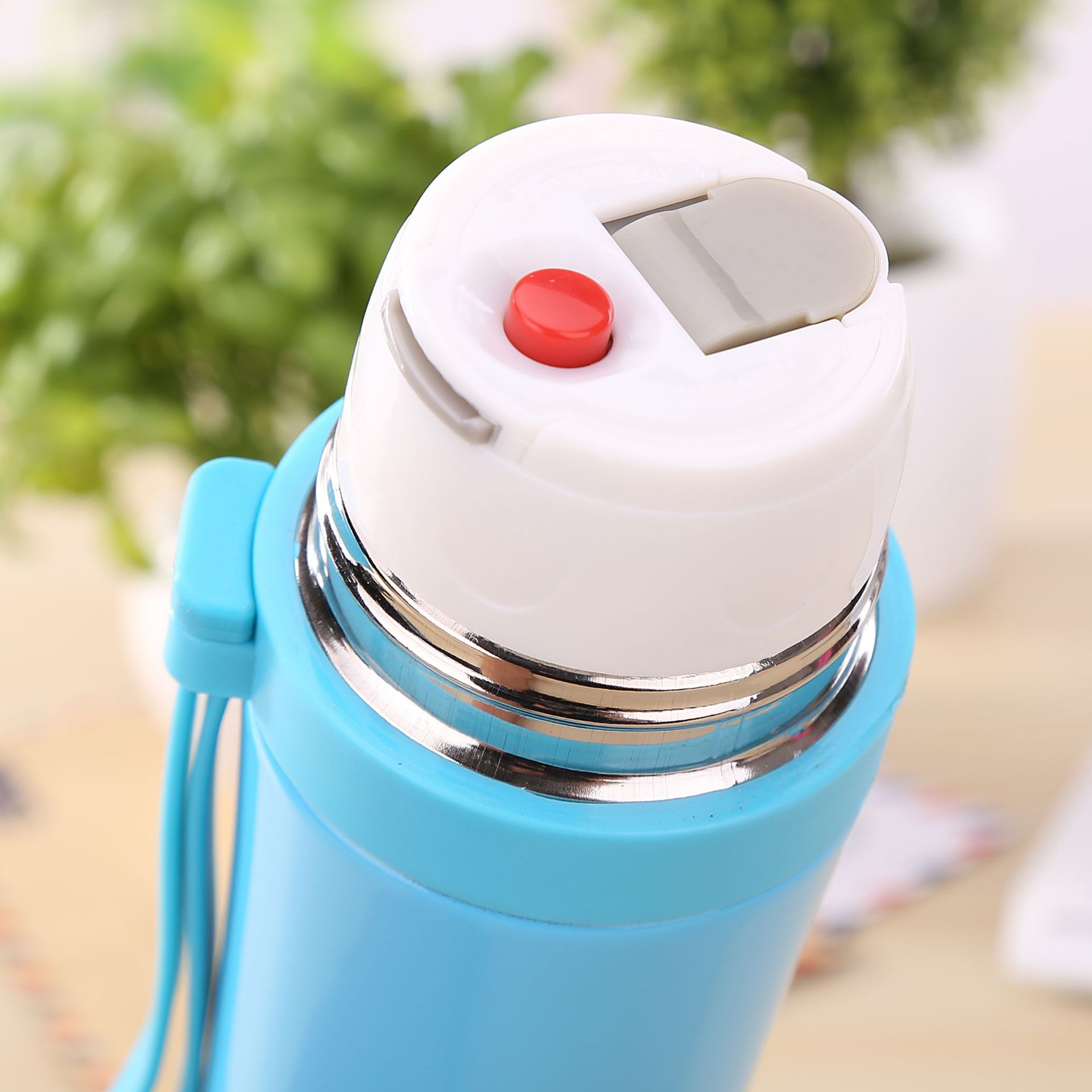Haobang 2021 nueva taza de vacío de acero inoxidable taza de acompañamiento creativo taza de agua rebote taza recta taza pareja taza