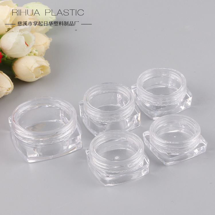 2G 2.5g 3G 5G square bottle nail art for makeup bottles magic mirror powder box cosmetic bottles 2G 2.5g 3G 5G square bottle nail art for makeup bottles magic mirror powder box cosmetic bottles
