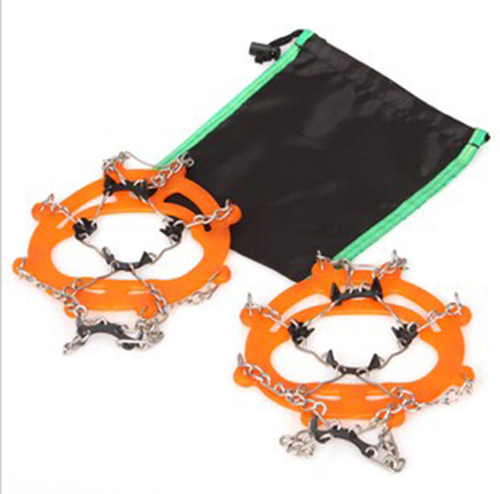 Ice Crampons Anti-Slip Shoe Cover 8 Tooth Ice Crampons Outdoor Climbing Snow Anti-Slip Ice Crampons Simple Ice Crampons 
