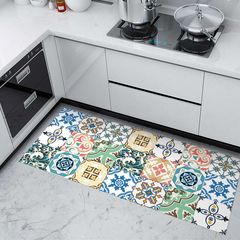 Bohemian waterproof sticker bathroom tile self-adhesive wall sticker floor renovation tile sticker bathroom self-adhesive wall sticker