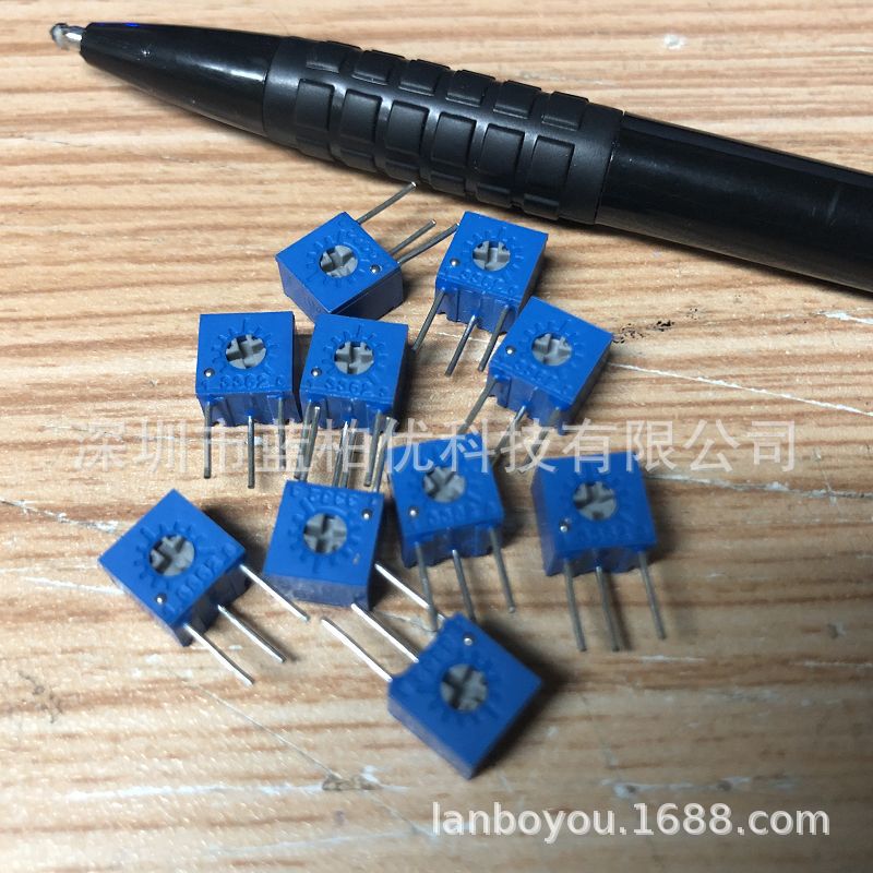 3362S可调电阻 可变微调电位器 3362S-1-104LF 3362S-100K 侧面调