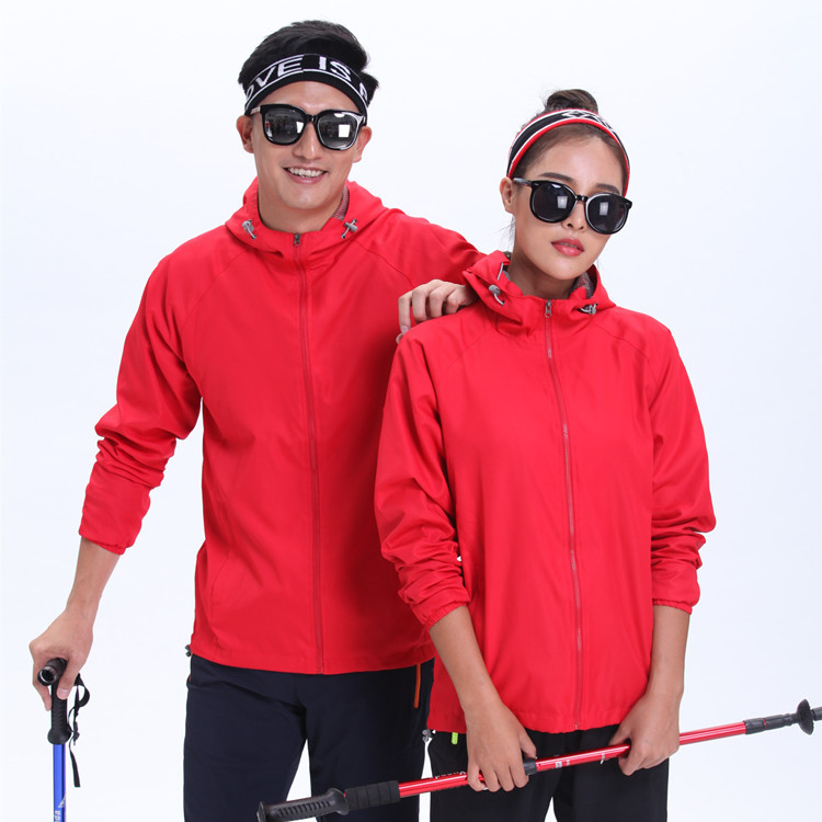 厂家直销户外男女防晒衣双层风衣 工作服团队广告衫 可刺绣加LOGO|ms