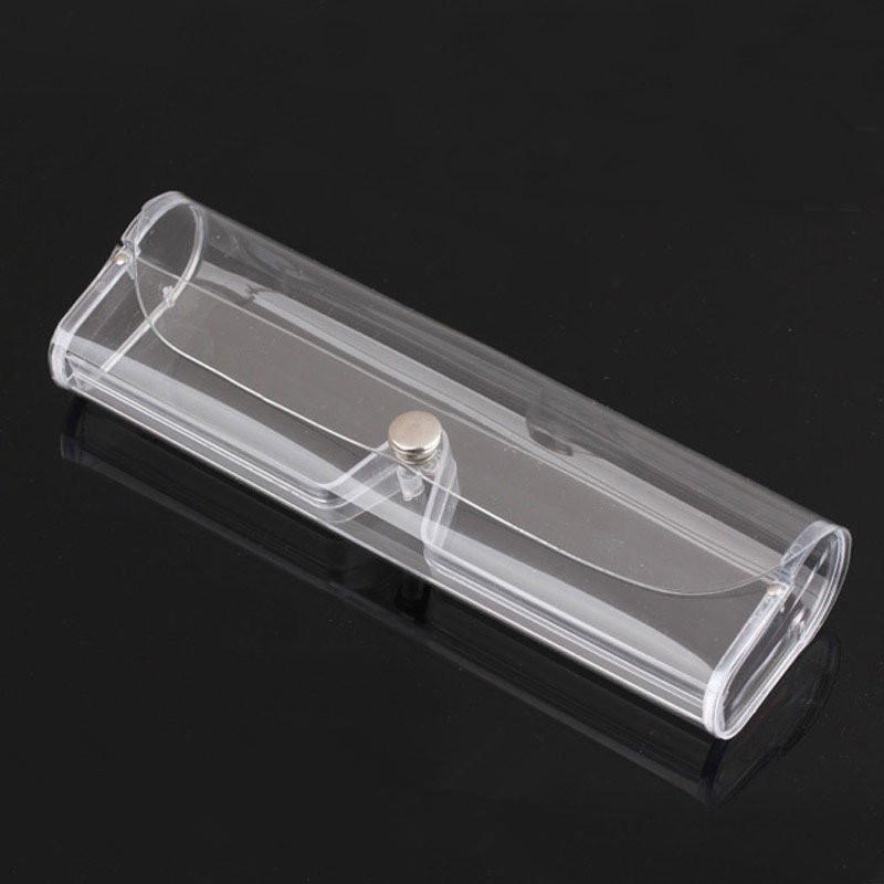 Factory direct supply crystal glasses box PVC transparent plastic box fashion glasses box durable Factory direct supply crystal glasses box PVC transparent plastic box fashion glasses box durable
