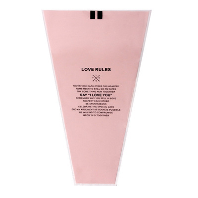 Roland bolsa de embalaje de flores bolsa de ramo de código de amor múltiples rosas bolsa de embalaje de flores ramo de material floral