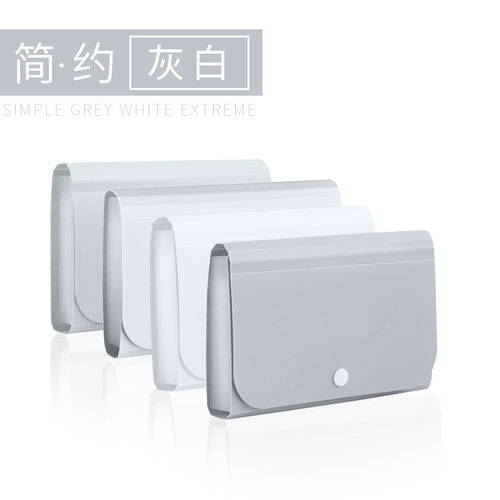 Deli 5561 organ bag office note holder 12-layer mini document bag briefcase note bag wholesale