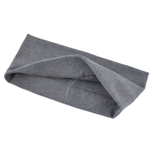 Pure Color Cotton Sweat Absorbent Sports Headband Elastic Band Head Scarf Yoga Hair Accessory Face Washing Head Makeup Beauty Hair Cover