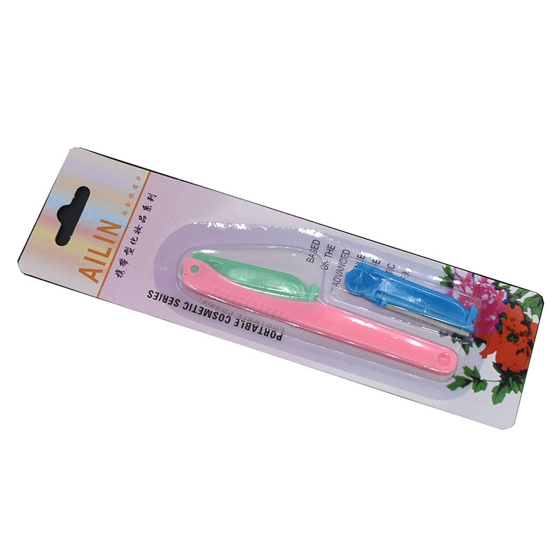 Razor, scraper for eyebrows, eyebrow trimming