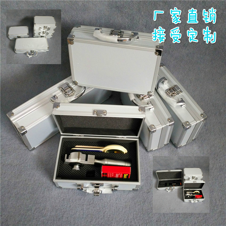 Electronic Equipment Aluminum Alloy Instrument Case, Headphone Packaging Aluminum Alloy Tool Box, Eva Lining, Small Portable Case Electronic Equipment Aluminum Alloy Instrument Case, Headphone Packaging Aluminum Alloy Tool Box, Eva Lining, Small Portable Case