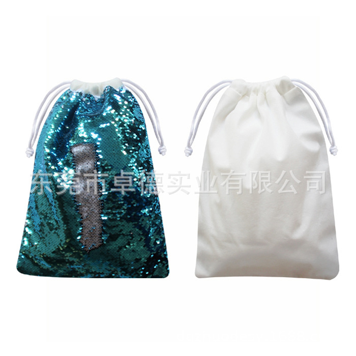 Bolsillo con cordón-Azul