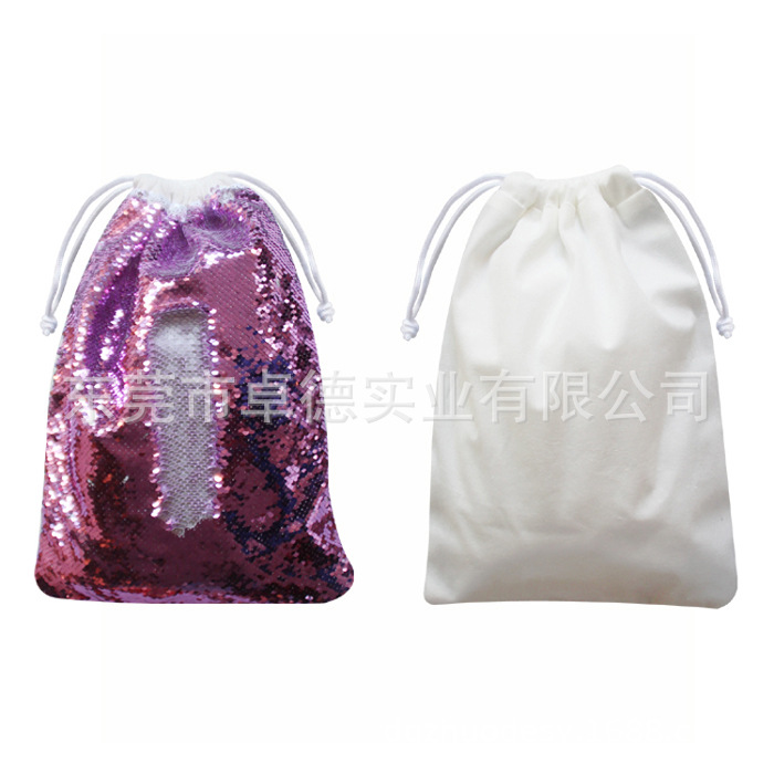 Bolsillo con cordón-rosa púrpura