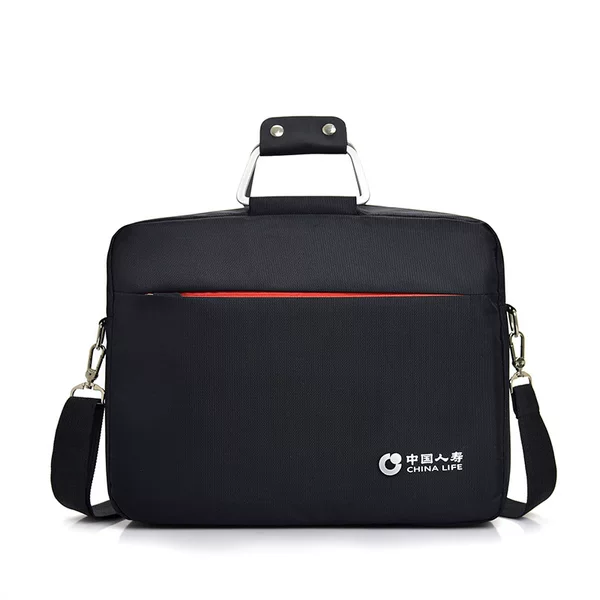 New Business Portable Briefcase Men's Large Capacity Laptop Bag Atmospheric Fashion Conference Information Pack