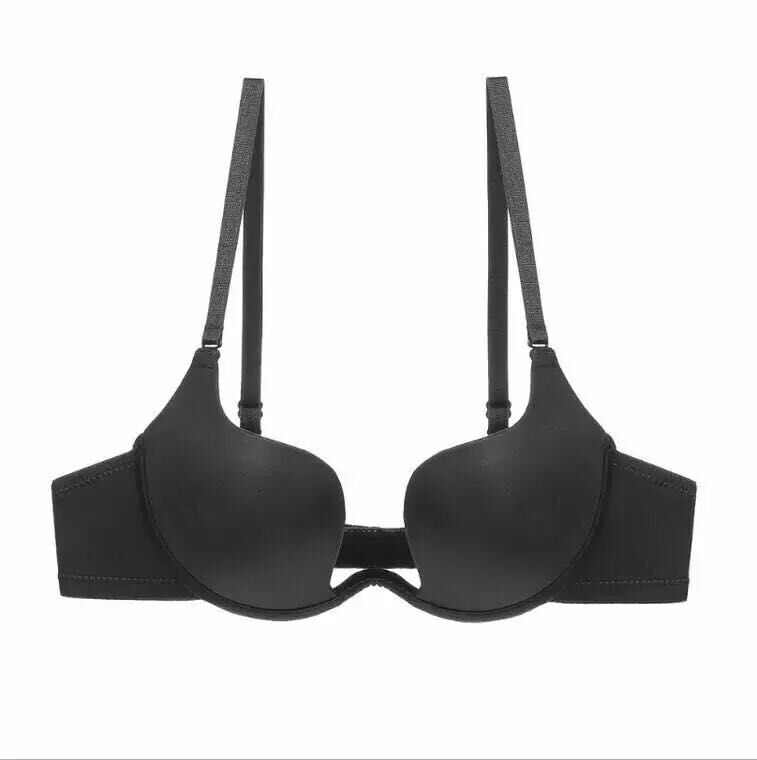 European and American explosions seamless U-shaped bra backless invisible underwear sexy gathered back bra wholesale 40CD 42CD