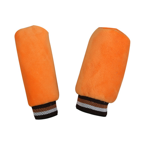 Cross-border RF car gear cover winter plush gear lever handbrake cover checkerboard gear handle cover new manual gear shift cover