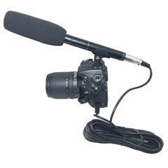 Handheld Camera DSLR Microphone Professional Recording Interview Wired Microphone DV Television News Reporter Interview Microphone