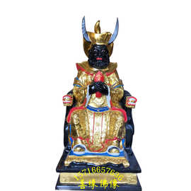树脂牛王爷神像图片 民间供奉牛神佛像 贴金牛魔王塑像