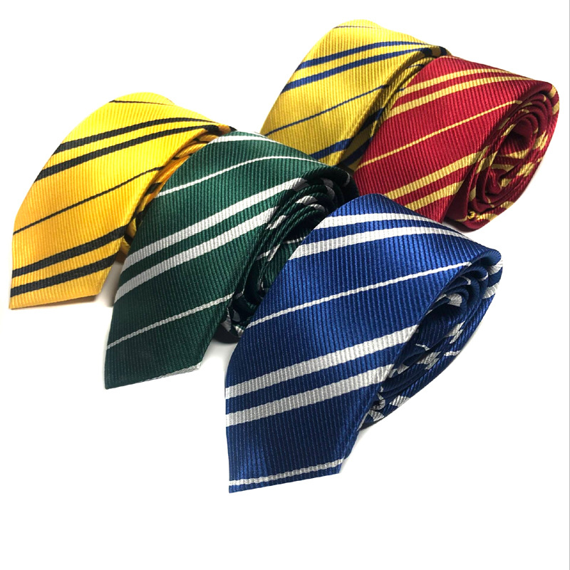 Harry Potter Tie Gryffindor Slytherin Raven Crouch Patch College Tie Spot Wholesale