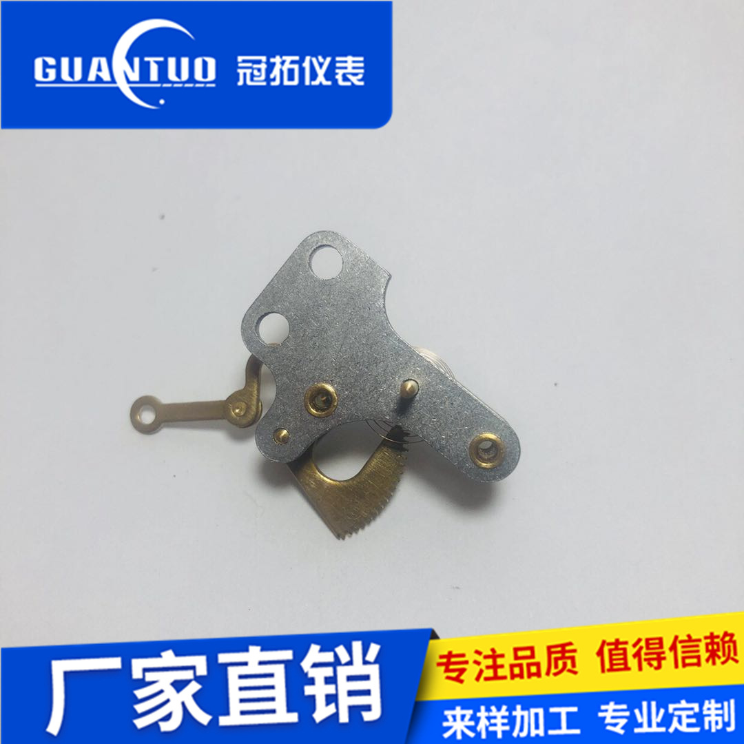 青岛冠拓仪表厂家直销Y50压力表机芯不锈铁仪表配件压力表12牙