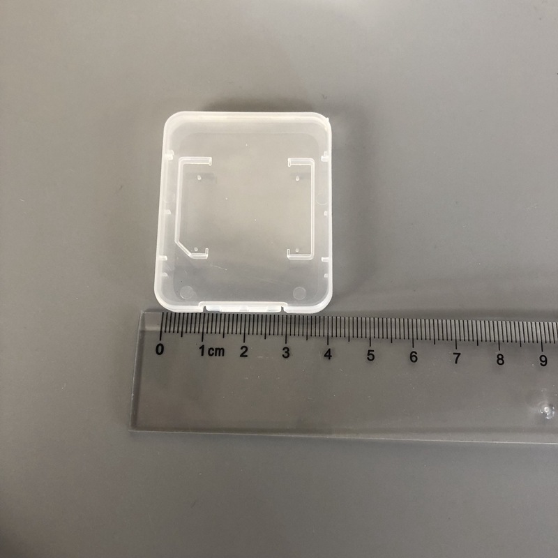 Caja de tarjeta SD Caja de almacenamiento de tarjeta de memoria SD Tarjeta única SD Caja blanca pequeña Tarjeta de memoria Caja de plástico Portátil