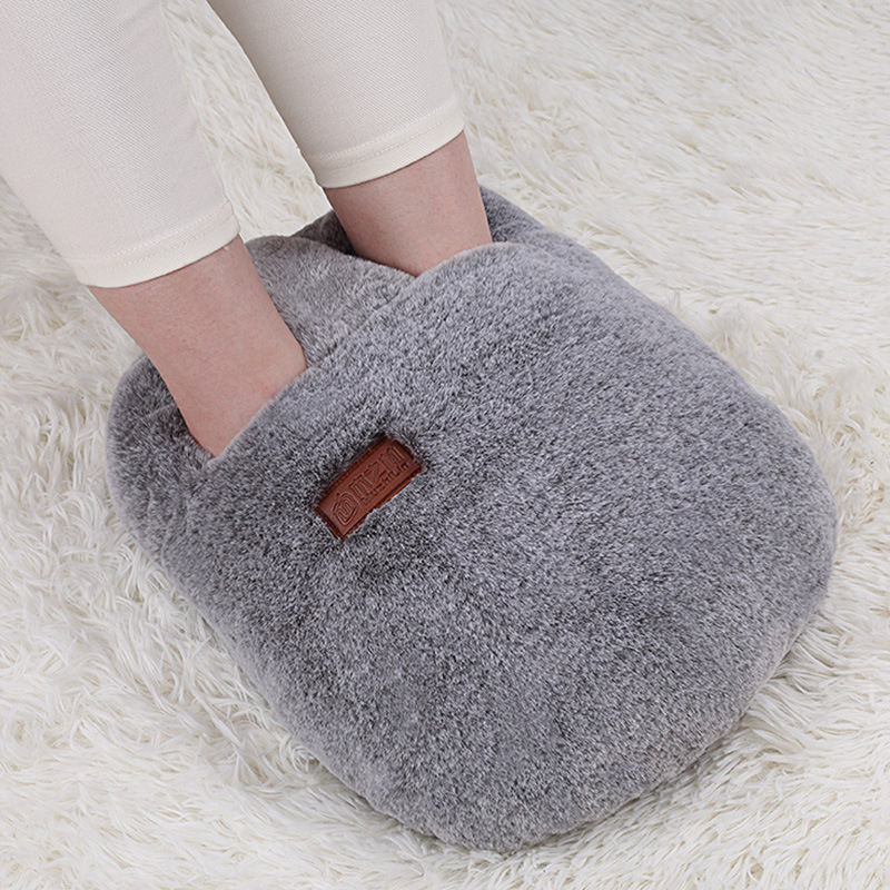 Calentador de pies bolsa de agua caliente recargable zapatos de calefacción eléctrica enchufable para mujer zapatos calientes Calefacción de oficina calentador de pies calefacción eléctrica calentador de pies image 8