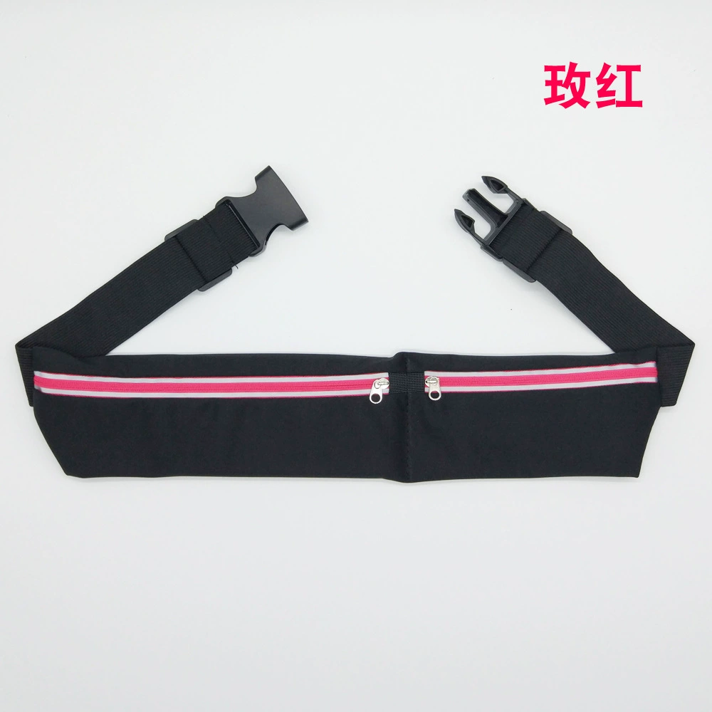 Travel Sports Belt Bag, Unisex, Waterproof Anti-Theft, Fits Phones up to 6.5", Reflective Strip