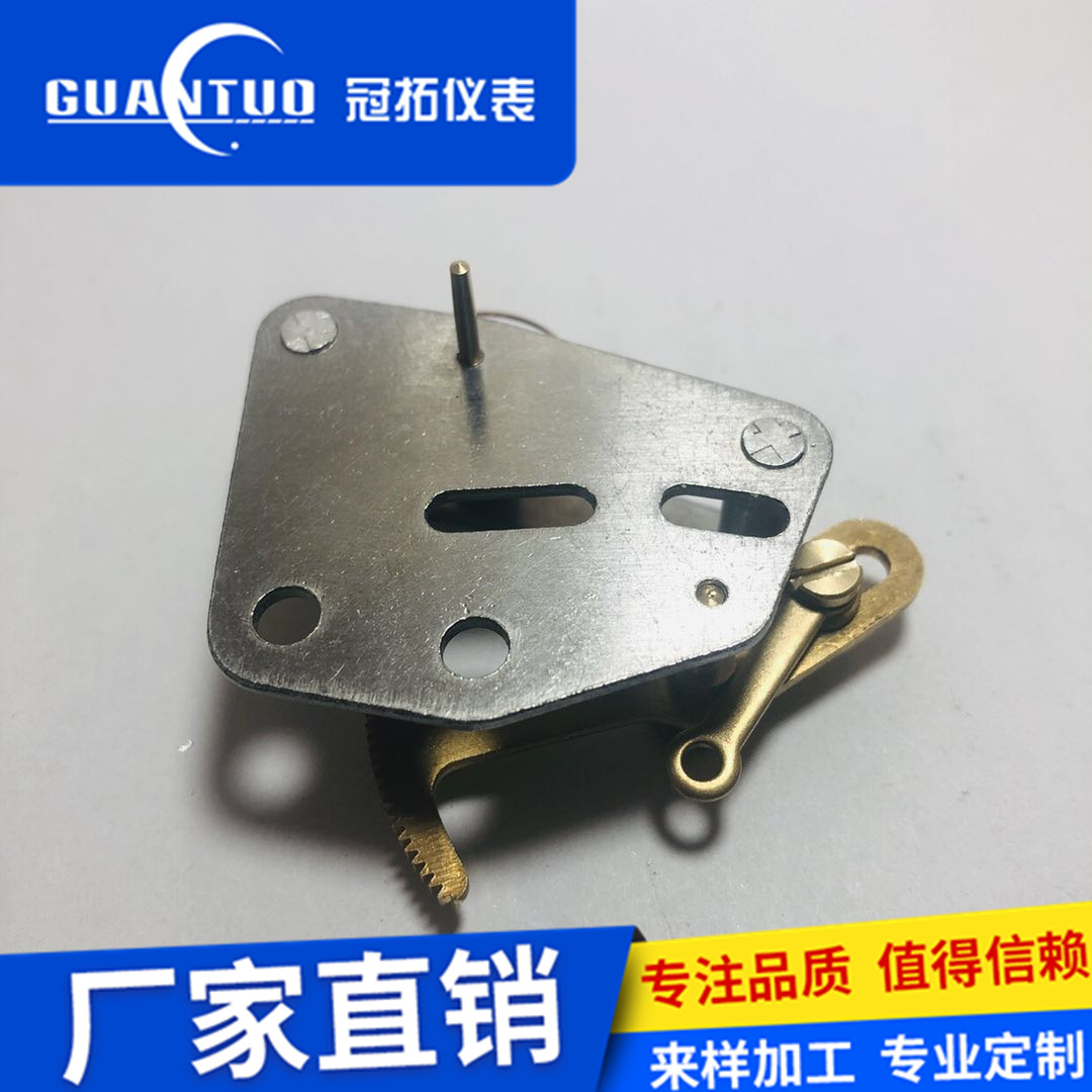 青岛冠拓仪表厂家直销FY100压力表机芯不锈铁仪表配件压力表16牙