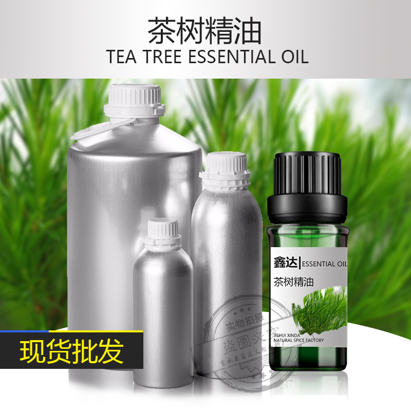 现货批发茶树精油10ml 天然植物精油日化原料面部单方植物精油