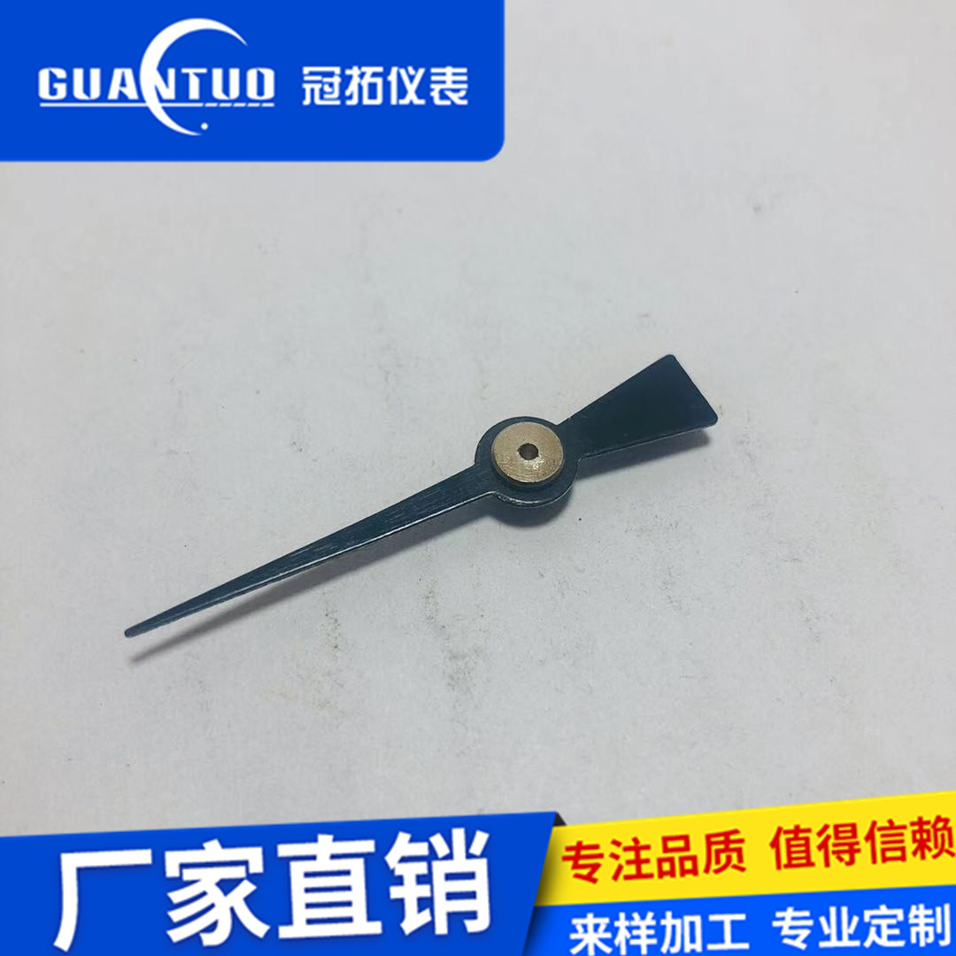 青岛冠拓厂家直销Y60仪表压力温度指针仪器配件铝针铜帽支持