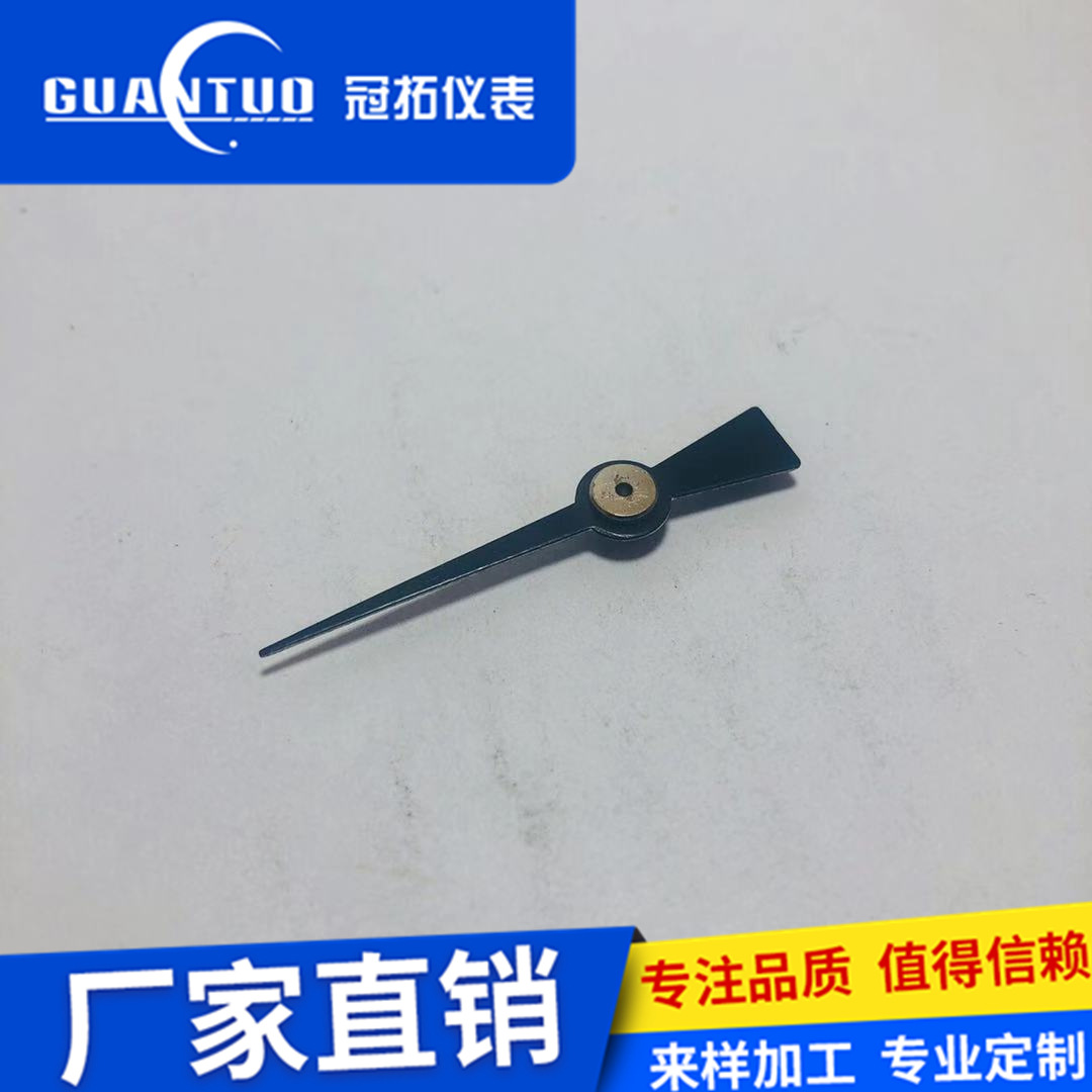 青岛冠拓 厂家直销 60电镀指针 仪表仪器配件 压力表表针 压力表