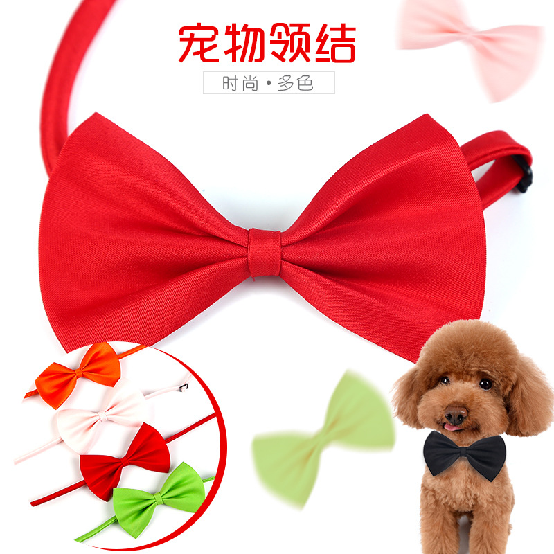 Suministro directo de fábrica PET pajarita bowknot PET tocado cachorro pajarita PET tie gato perro pajarita en stock
