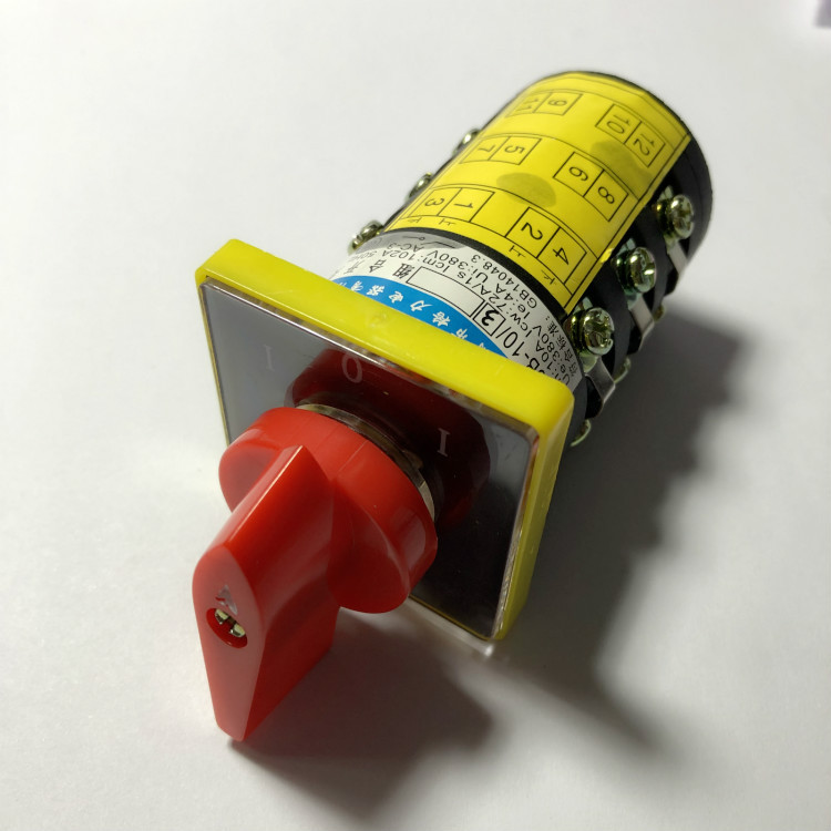 HZ5B-10/3 380V电动机正反转开关 万能转换 电源切换 三档三节10A